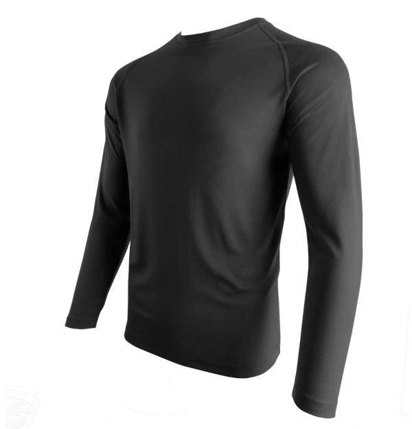 Quick Dry T Shirt Long Sleeve Black