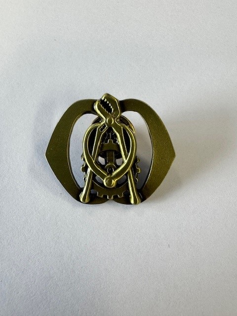 Mini baretembleem Technische troepen