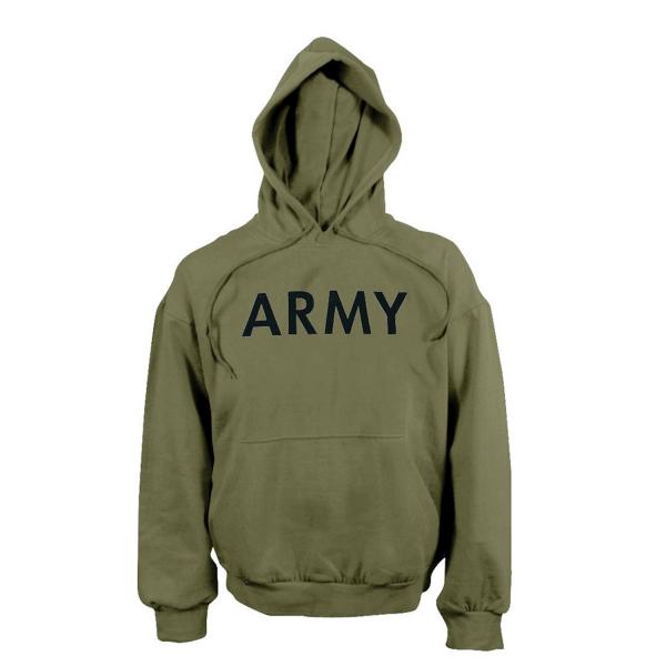 PT Hooded Pullover Army olive