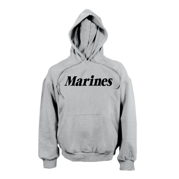 PT Hooded Pullover Marines grey