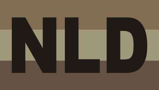 IR Vlag Patch NLD Subdued Coyote