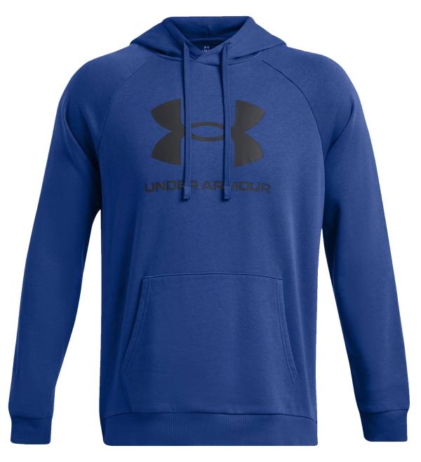 UA Rival Fleece Logo Hoodie Blue